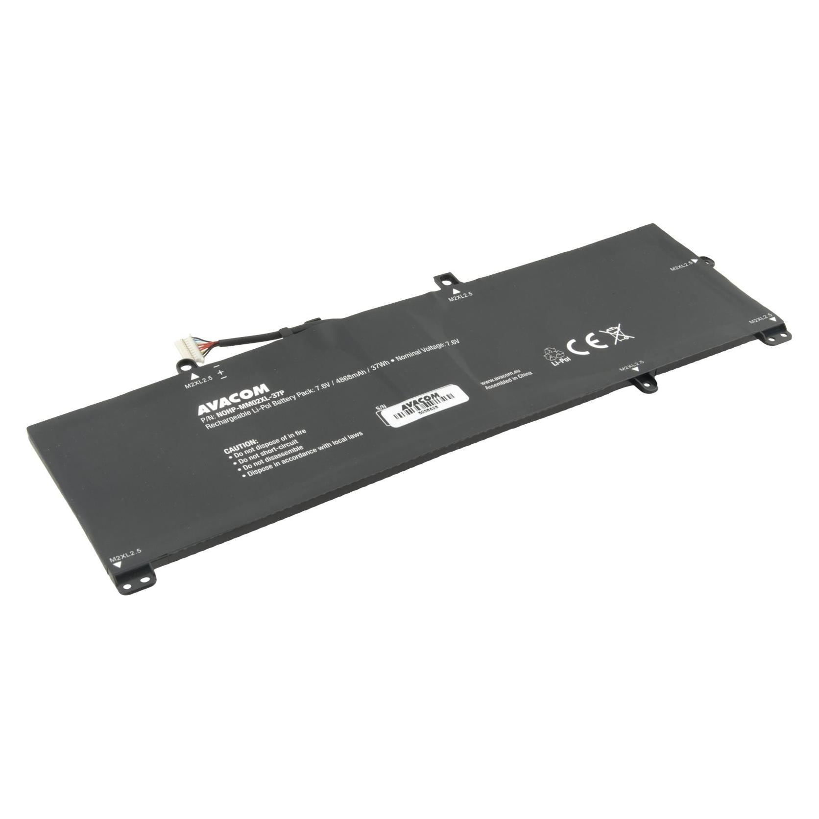 Avacom battery for HP Pavilion 13-an series Li-Pol 7.6V 4868mAh 37Wh (4868 mAh) (NOHP-MM02XL-37P)