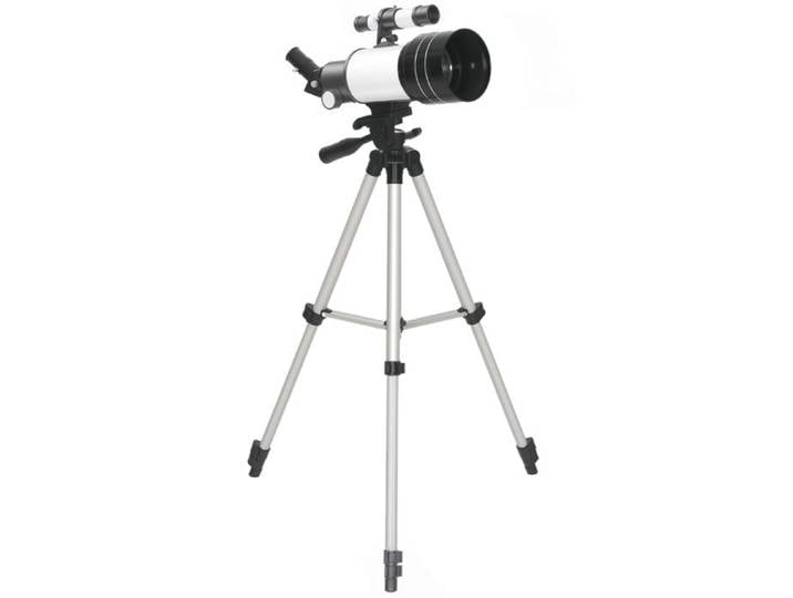 Télescope astronomique - Objectif 70 mm - Lunette 5x24 - Trépied réglable en aluminium - Trois oculaires H6 H12 H20