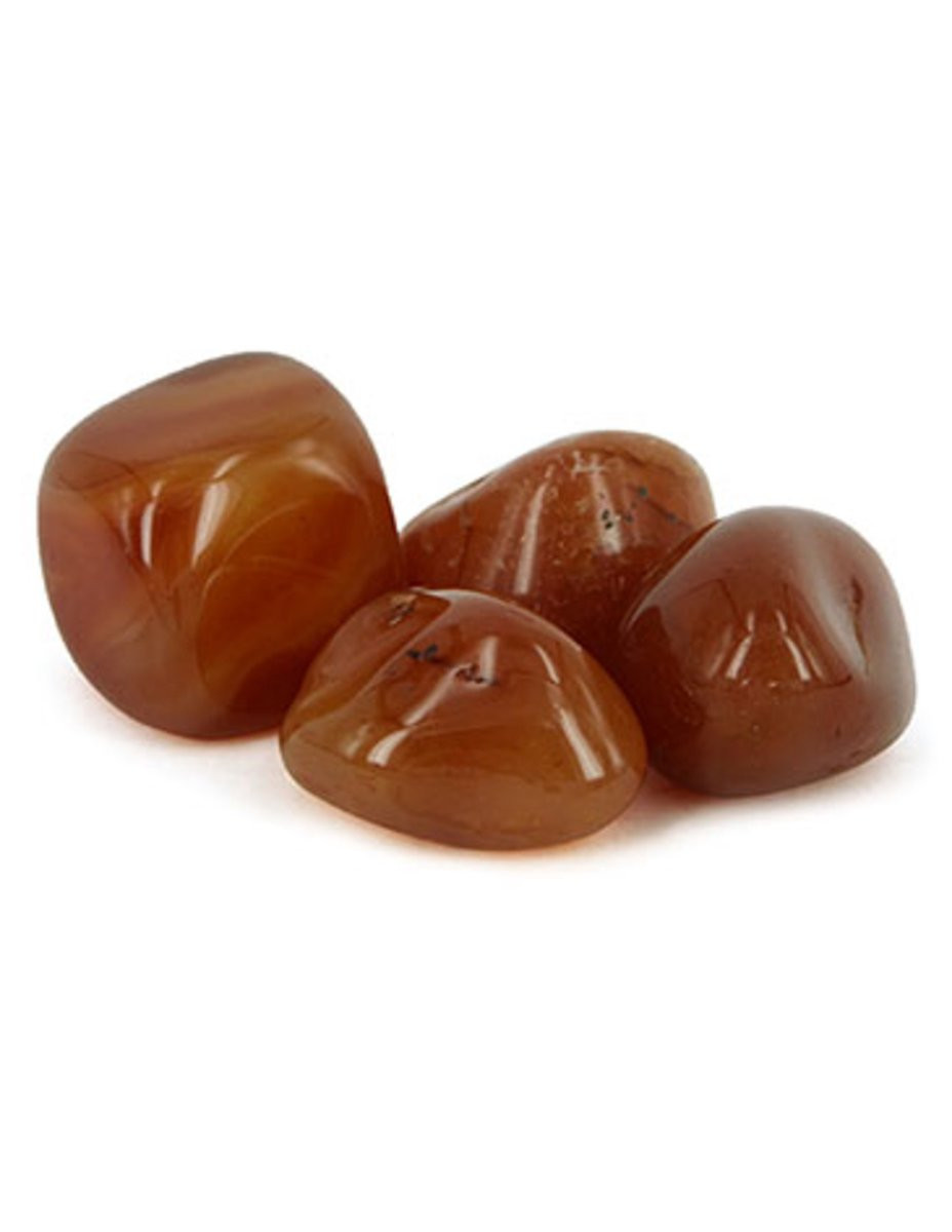 Carneool trommelstenen 500 g