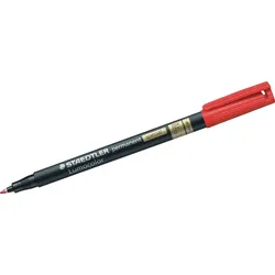 STAEDTLER Folienstift Lumocolor F special rot Packung mit 10 Stück