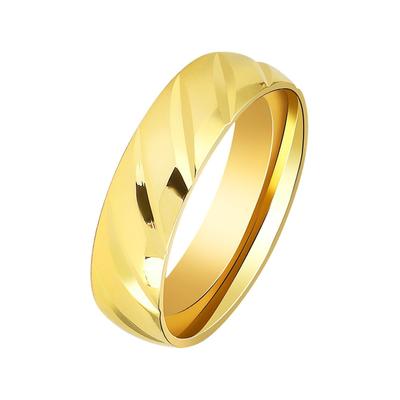 Partnerring AKZENT "Exciting Chapter, goldfarbig, langlebig" Gr. 62, gold (goldfarbig), Fingerringe, Herren, 62, Edelstahl