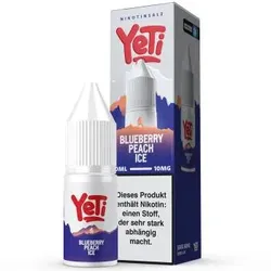 YeTi Summit Blueberry Peach Ice NicSalt Liquid 10ml / 10mg