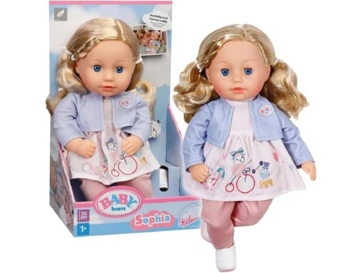 BABY Born Sophia Rose 36 cm Babypuppe mit Haaren und Schlafaugen