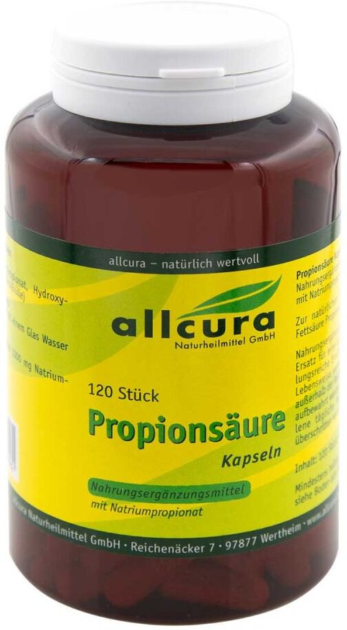 Propionsäure 500 Mg Kapseln 120stk