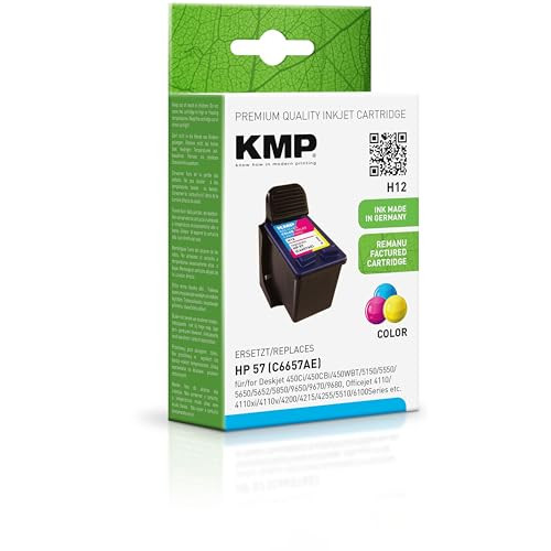 KMP H12 Inktcartridge Compatibel Cyan Magenta Geel 17 ml