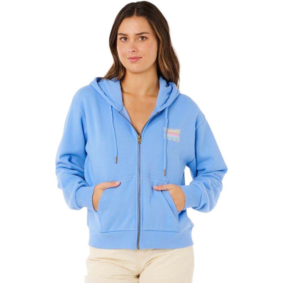 RipCurl Aloha Zip Thru cornflower blue (2404) XS 0BRWFL-2404-XS