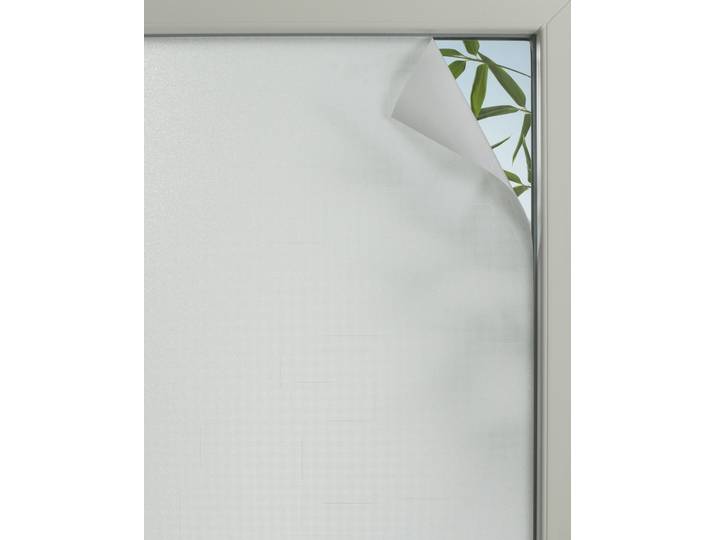 Fensterfolie GARDINIA Textile 75 Gr. 2, transparent (halbtransparent), B:67,5cm L:150cm, PVC, Fensterfolien, Fensterfolie, 95% UV-Schutz