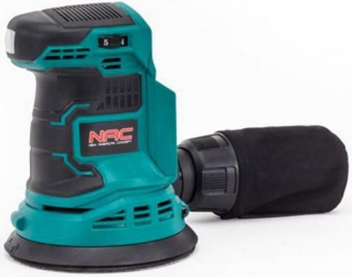 NAC Excentrische schuurmachine OS-125-LI-20V zonder batterij
