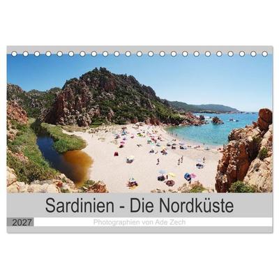 Sardinien – Die Nordküste (Tischkalender 2027 DIN A5 quer), CALVENDO Monatskalender
