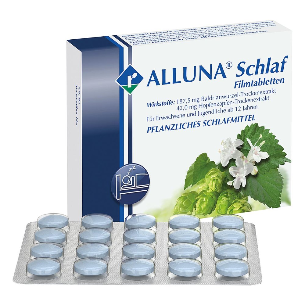 REPHA GmbH Biologische Arzneimittel Alluna Schlaf Filmtabletten 17312324