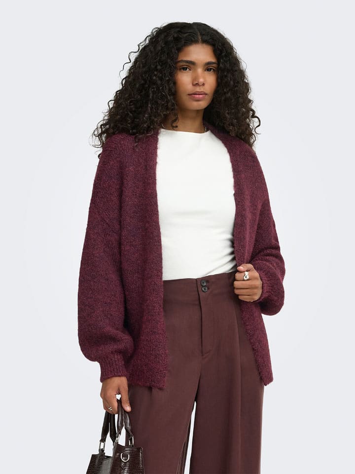 ONLY Cardigan in Bordeaux - M