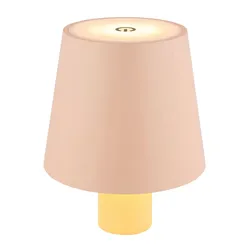 Tischleuchte Tischlampe Außenlampe Flaschenlampe pfirsich LED Gartenlampe Touchdimmer cm, 3W 130lm warmweiß, DxH 10,6x13 cm
