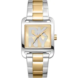 DKNY City maxi two tone silver gold stainless steel DK1L001M0075 - gold,bicolor gold-silber - 29 x 37mm