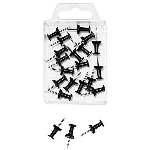 WEDO Pinnnadeln 20St Diabolo schwarz