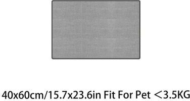 Inspired Living Premium Cat Scratching Mat Sofa Protector Rug gray S