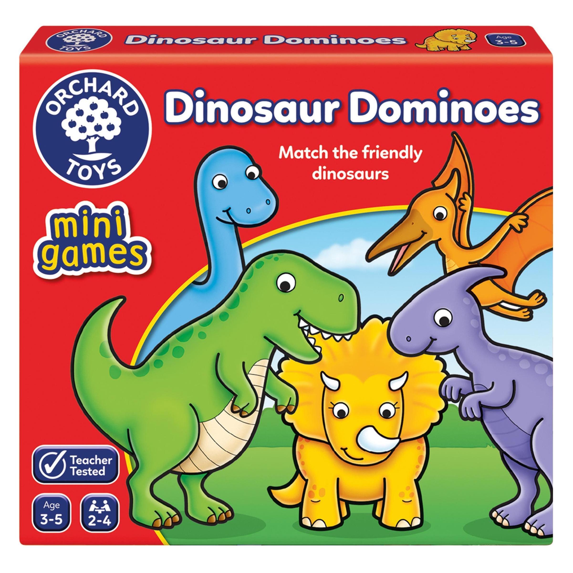 Orchard Dinosaur Dominoes Mini Game (Französisch, 2 - 4 Spieler) (600353)