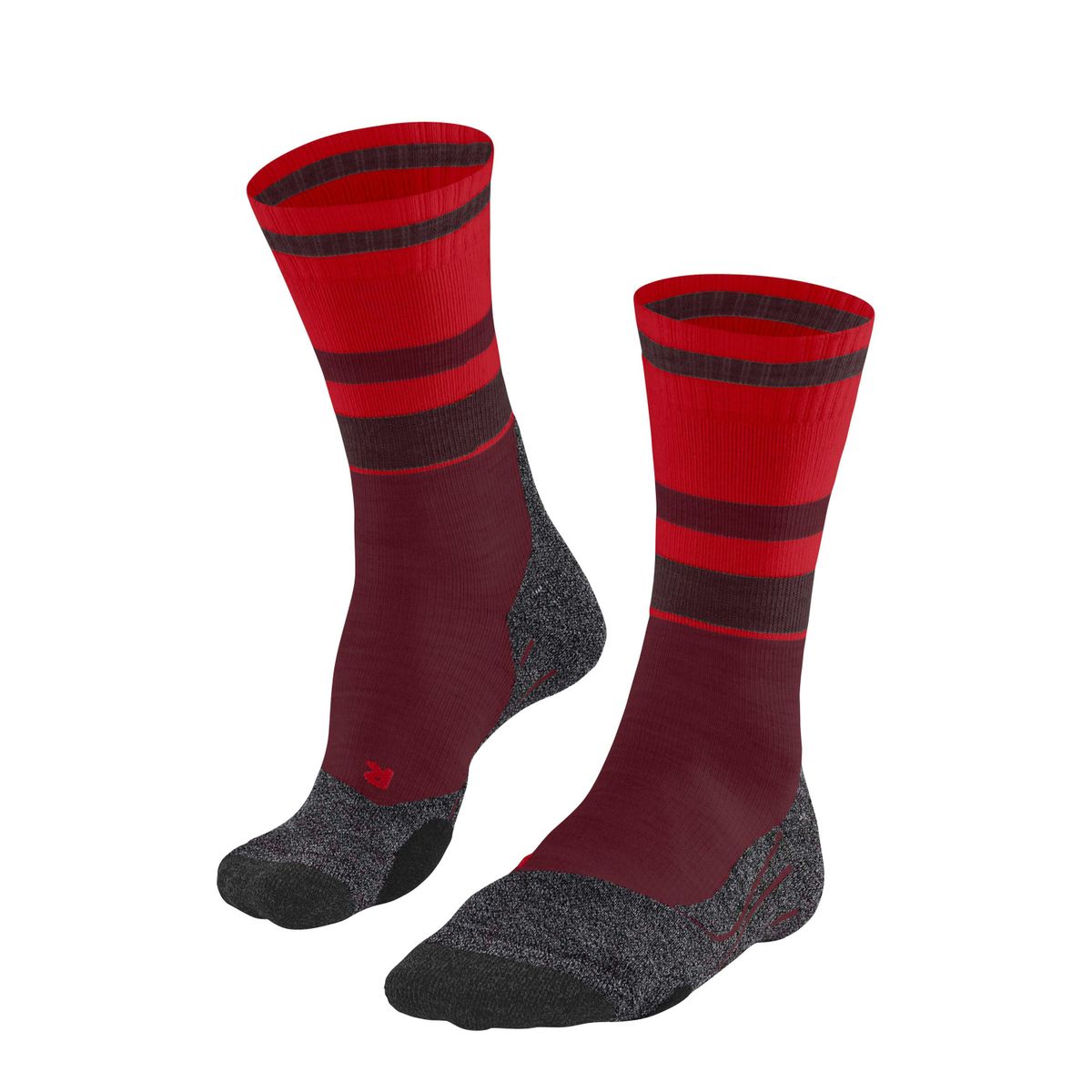 Falke TK2 Explore Compression Herren Trekking Socken fuego-black (8078) 39-41 76220-8078-39-41