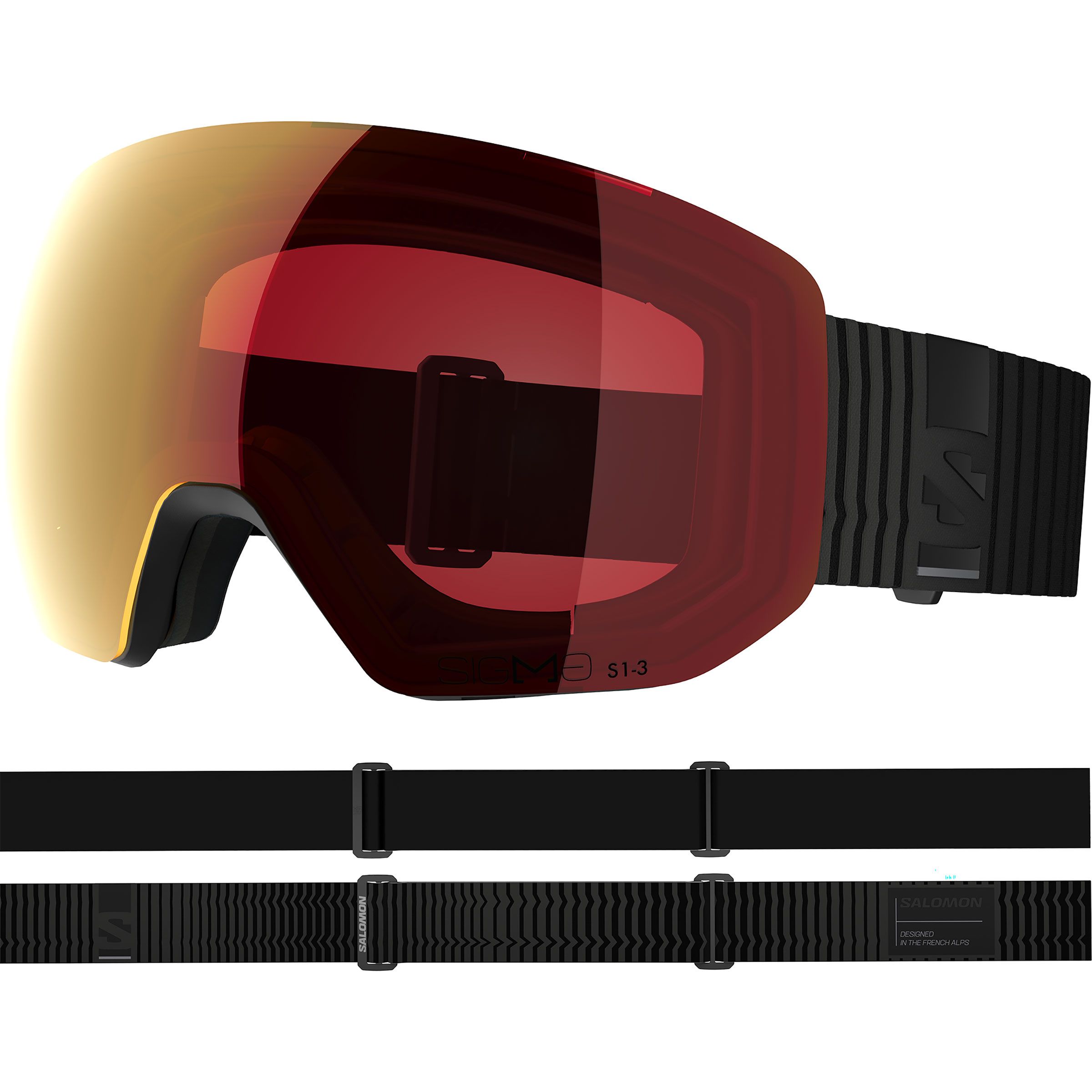 Salomon Radium Pro S Sigma Photo Skibrille Skibrillen schwarz Freeride | Skifahren