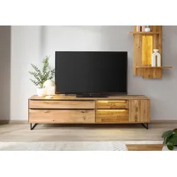Lowboard Wildeiche 200x43x52 natur geölt WIEN #205