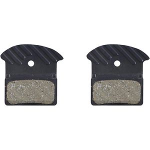 Shimano Fahrrad-Bremsbeläge J05ARF, organisch, Bremsbacken für Scheibenbremsen, 1 Paar
