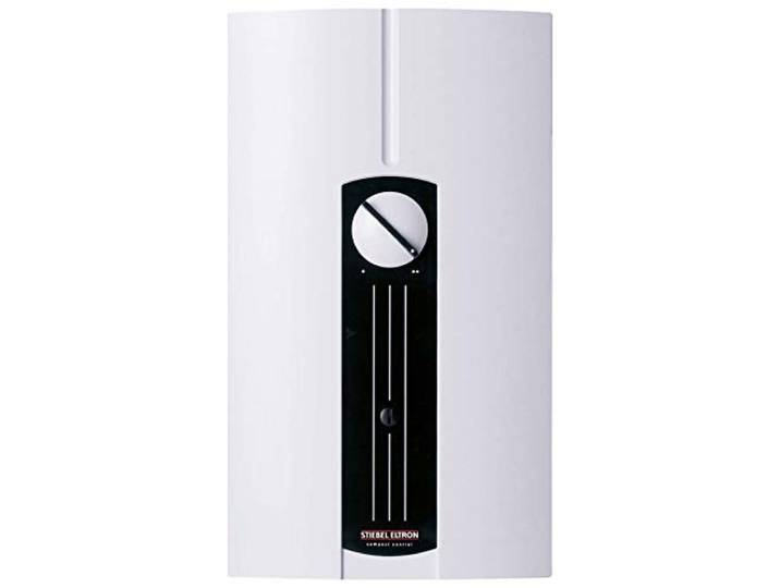 STIEBEL ELTRON hydraulischer Kompakt-Durchlauferhitzer DHF 18 C für die Küche, 18 kW, Starkstromanschluss 400 V, Übertischmontage, 74303