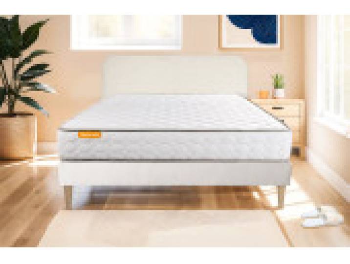 Marmottes&Co - Matelas Ressorts ensachés et mémoire de forme 160 x 200 - Confort : Equilibré - Le Raffiné