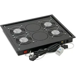Triton RAB-CH-X04-X3 - Belüftungseinheit für DachBoden mit 4 St.Lüfter je 160m3h 240V 5060Hz, Serverschrank Zubehör, Schwarz