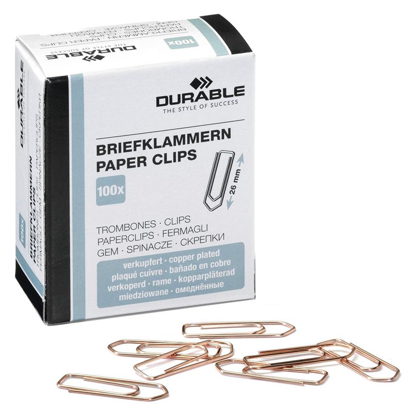 Durable 120424 Papierklammer (e) (100x) (120424)