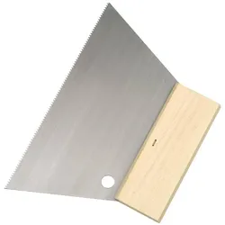 mako Kleberspachtel Trapezform KOMFORT 18 cm / A1, Qualitäts-Bandstahl