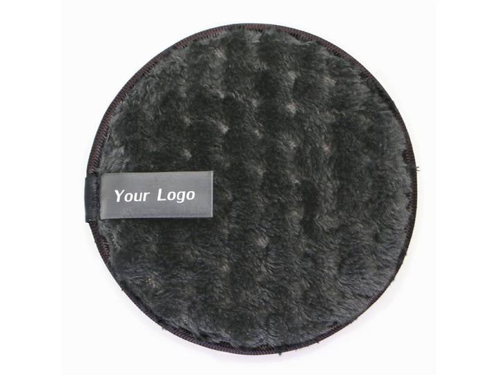 50pcs Logo personnalisé écologique Non toxique OEM réutilisable coton lavable démaquillant pour le visage tampons de nettoyage de maquillage