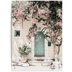 Outdoor Poster FLORAL FACADE (BH 56x78 cm) - bunt - BH 56x78 cm