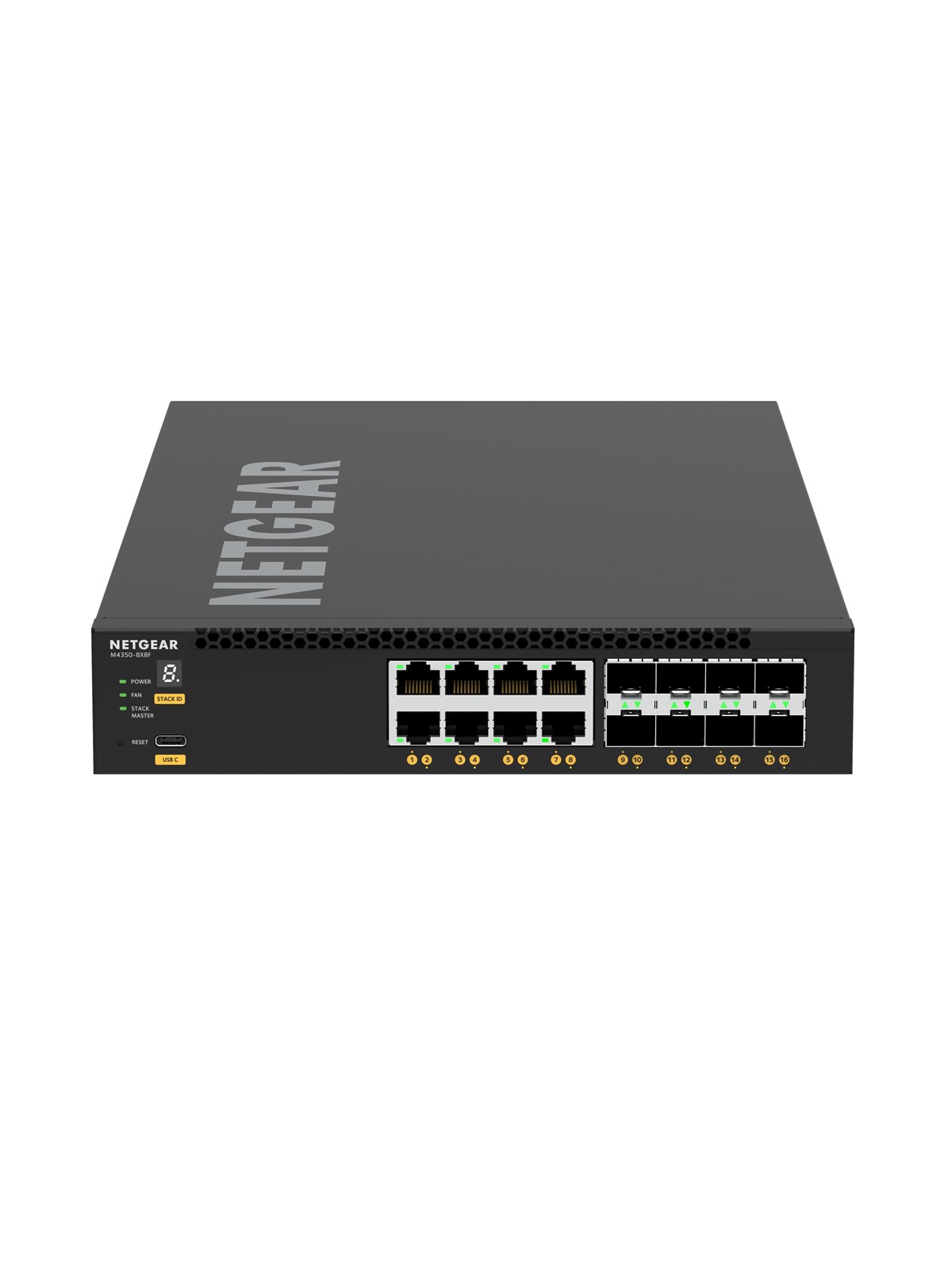 Netgear M4350-8X8F Fully Managed Switch 8x10G/Multi-Gig and 8xSFP+ (XSM4316)