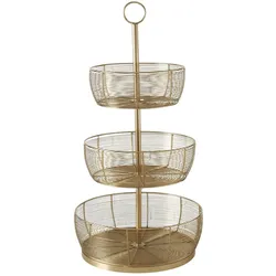 Boltze Etagere Enrico, 70 cm, Ø 36 cm, Gold