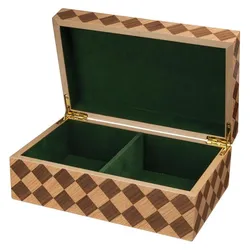 Philos Schachfigurenbox, Rautenmuster, 240 x 150 x 90 mm