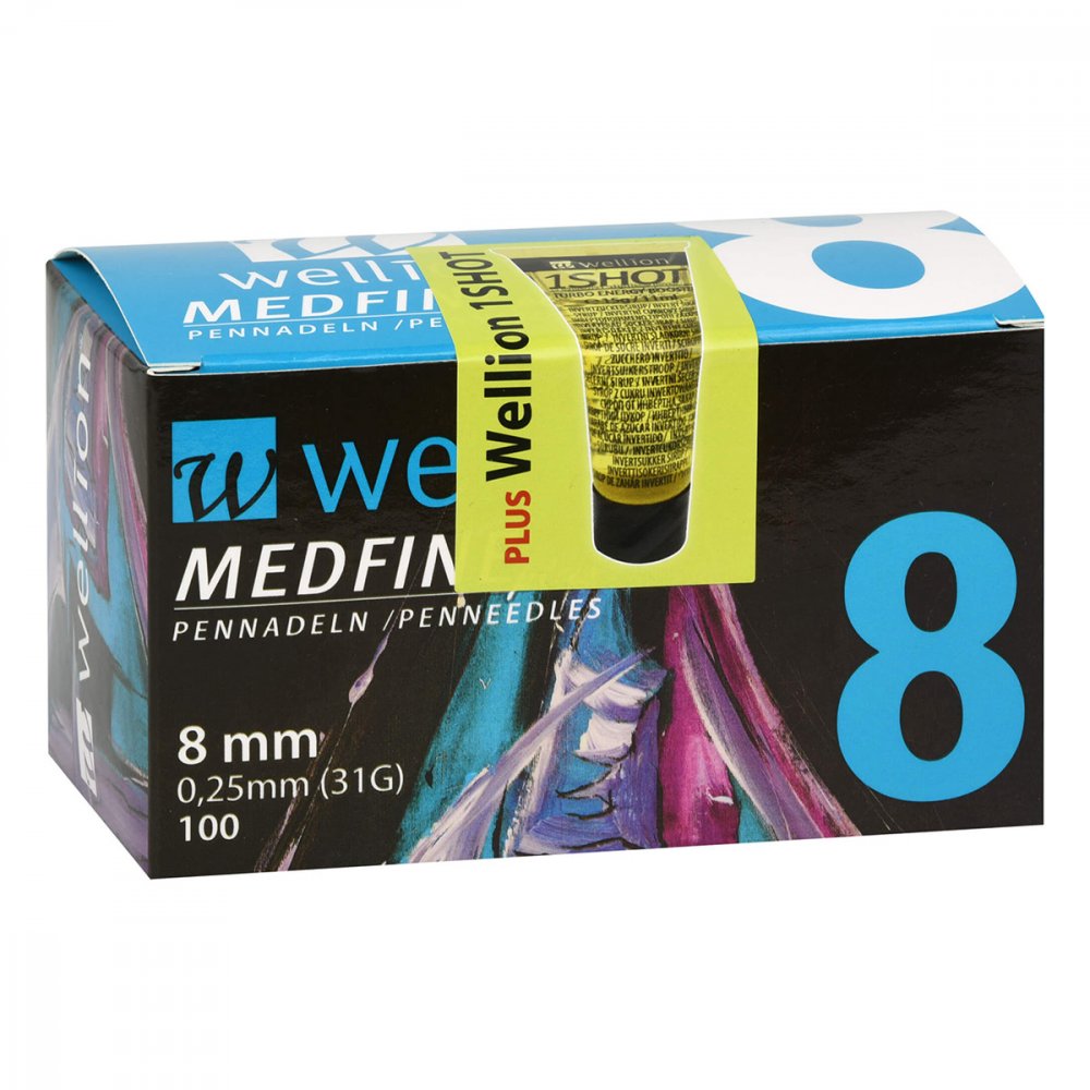 MED TRUST GmbH & Co. KG Wellion Medfine plus Pen-nadeln 8 mm 07105676