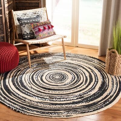 SAFAVIEH Handmade Cape Cod Matilde Coastal Jute Rug