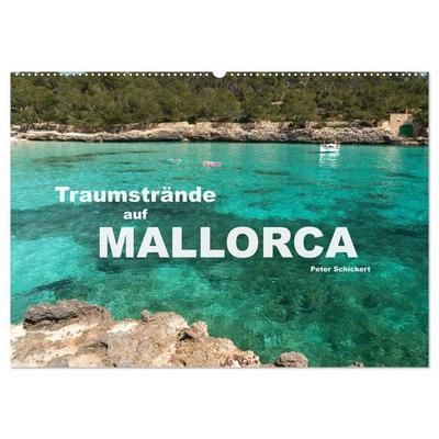 Traumstrände auf Mallorca (Wandkalender 2027 DIN A2 quer), CALVENDO Monatskalender