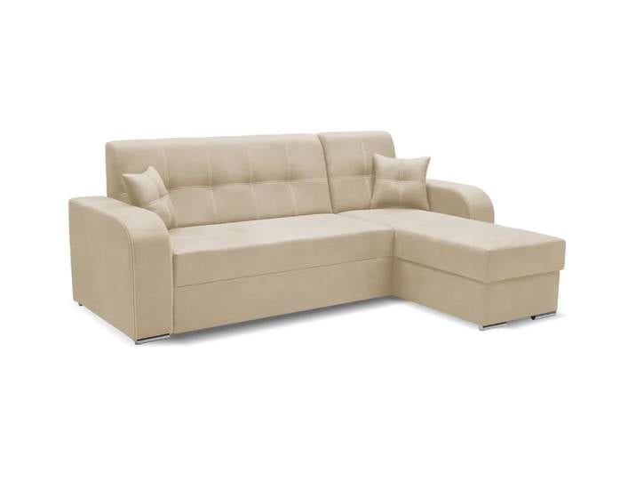 Ecksofa MISOL Rechts Creme (Queens 2)