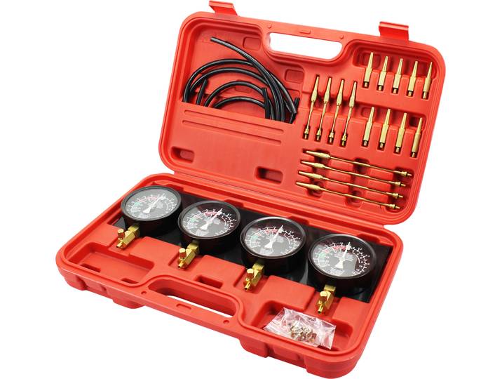 VEVOR ergaser Synchroniseur carburateur sous vide B100132\, Synchro carburateur manomètres 50X30X15cm\, Set synchroniseur carburateur\, carburateur sous vide carburant