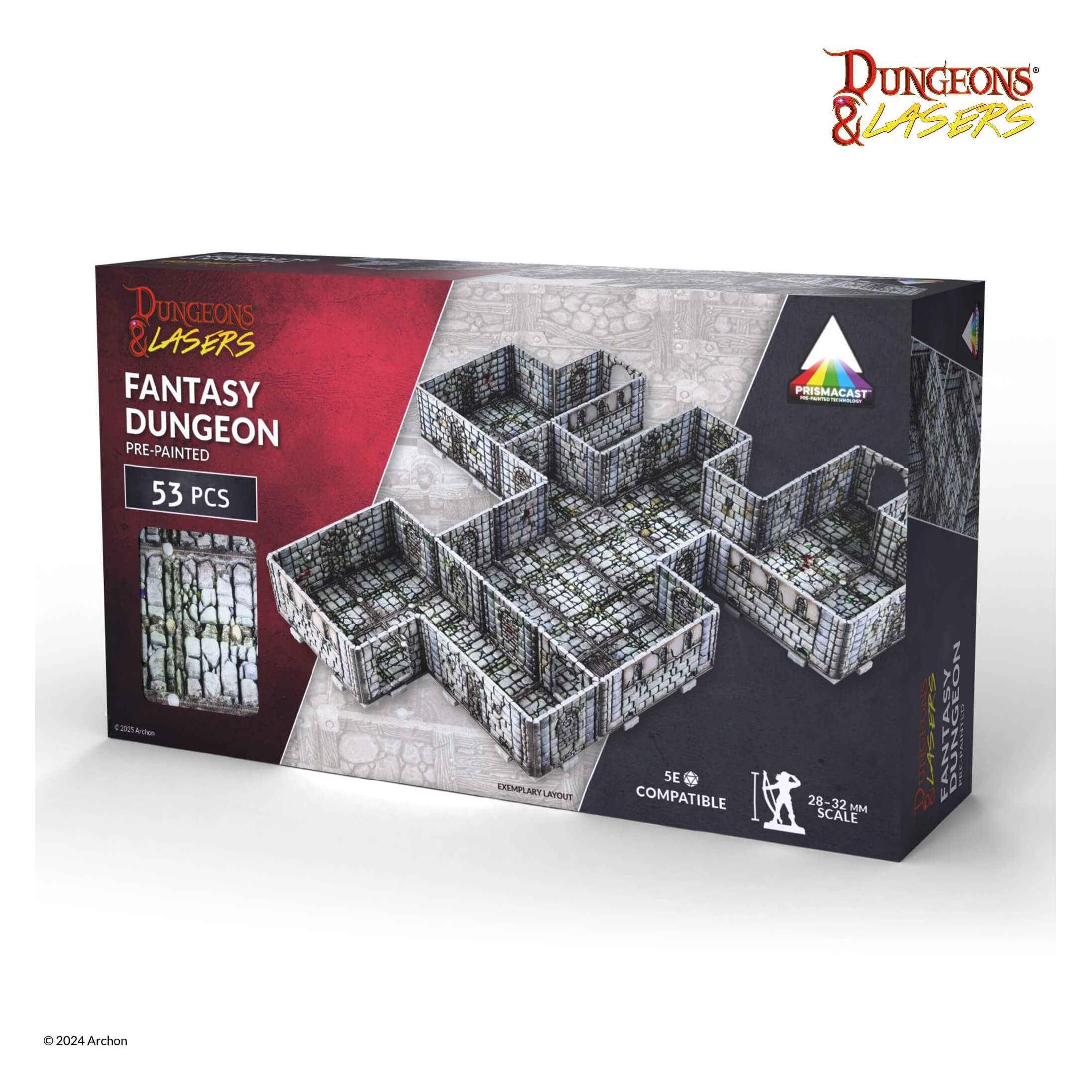 Archon Studio Dungeons & Lasers FANTASY DUNGEON: PRE-PAINTED (DNL0099)