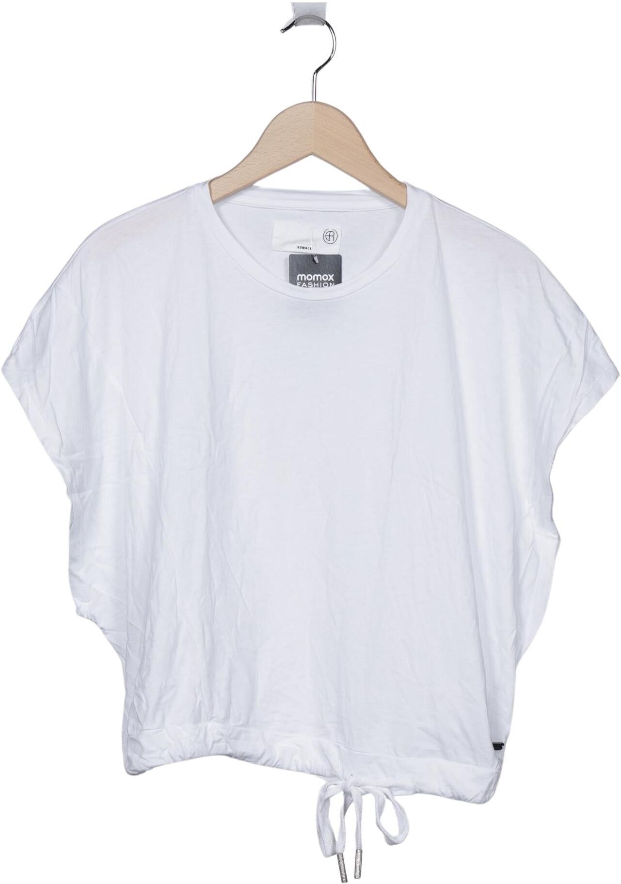ER Elias Rumelis Damen T-Shirt, Weiß, Gr. XS, Baumwolle - Second Hand