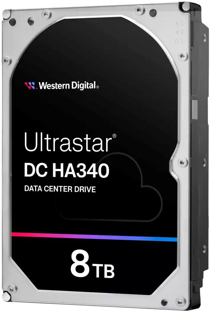 Western Digital Ultrastar DC HA340 3.5" SATA 6Gb/s 7200 RPM Internal Hard Drive - 8TB (WUS721208BLE6L4 / 0B47078)