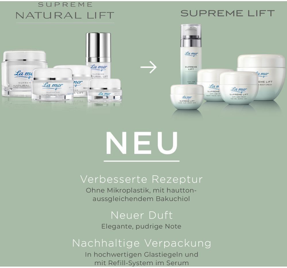 LA MER Supreme Lift Anti-Age reichhaltig Cr.o.Par. 50 ml Creme