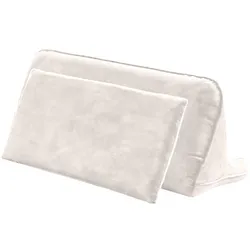 RÜCKENKISSEN WIOLO Cremeweiß Velvet