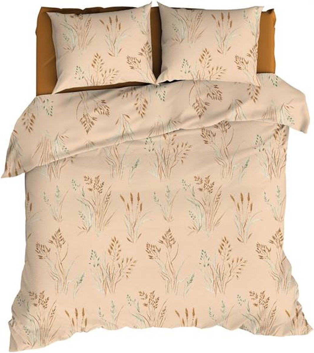 Romanette Les Alpes Dekbedovertrek Lits-jumeaux Peach/Terra 240 x 220 cm