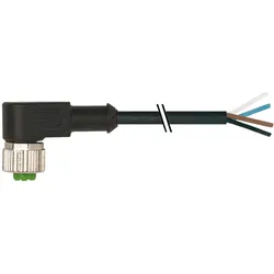 Murr Elektronik M12 Buchse, Elektronikkabel + Stecker, Schwarz