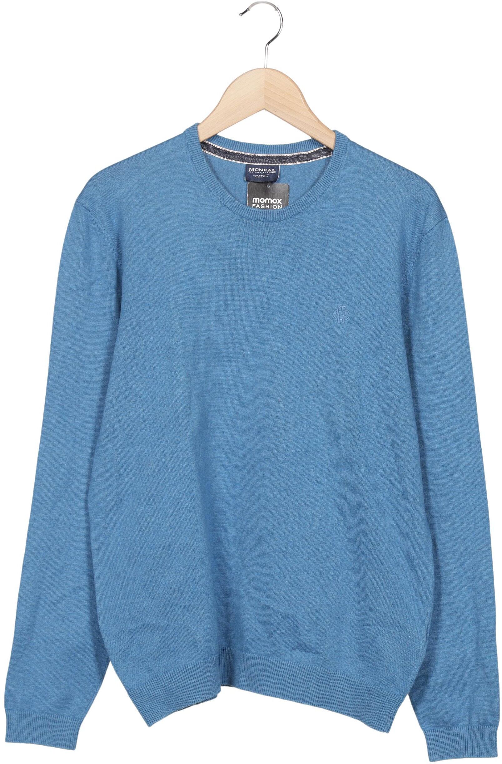 McNeal Herren Pullover, Hellblau, Gr. M, Baumwolle - Second Hand