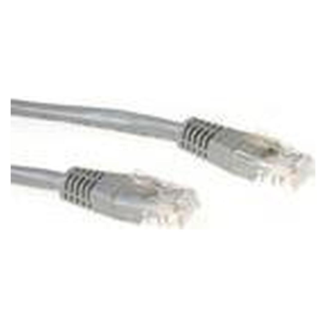 ACT Grey 25 meter U/UTP CAT6 patch cable with RJ45 connectors. Cat6 u/utp grey 25.00m (U/UTP, CAT6, 25 m) (IB8025)