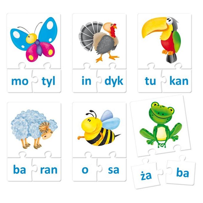Adamigo Gra Układam i czytam (1 - 4 Spieler) (G-6618)