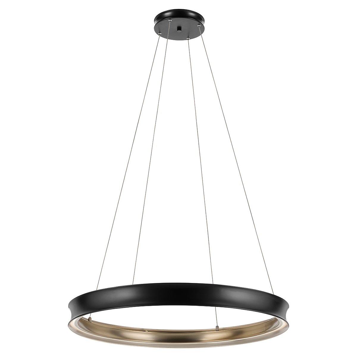 Elstead Lighting Larousse LED Pendelleuchte large (schwarz) schwarz KL-LAROUSSE-LED-L-BKB